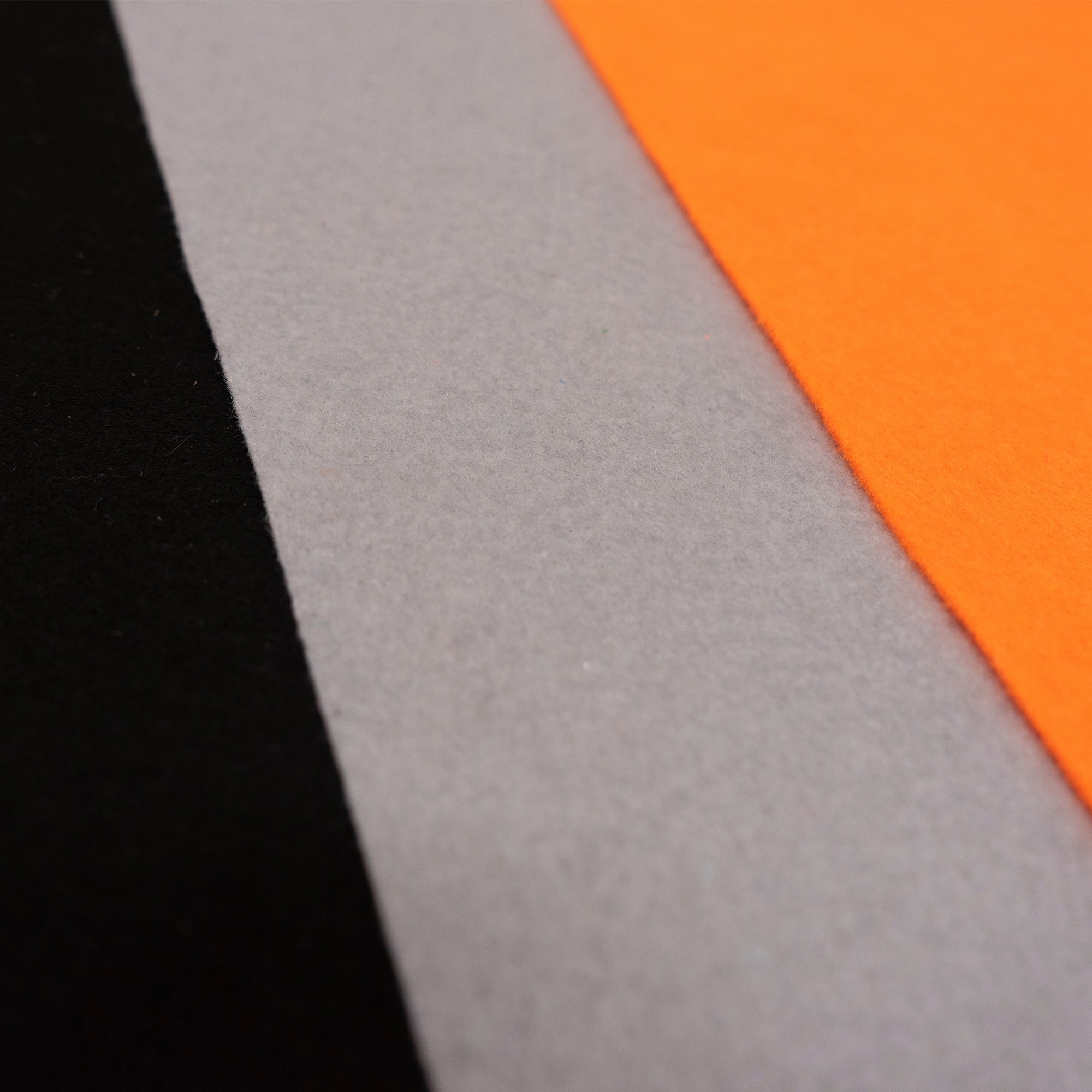SINGER Black, Gray & Orange Felt Roll